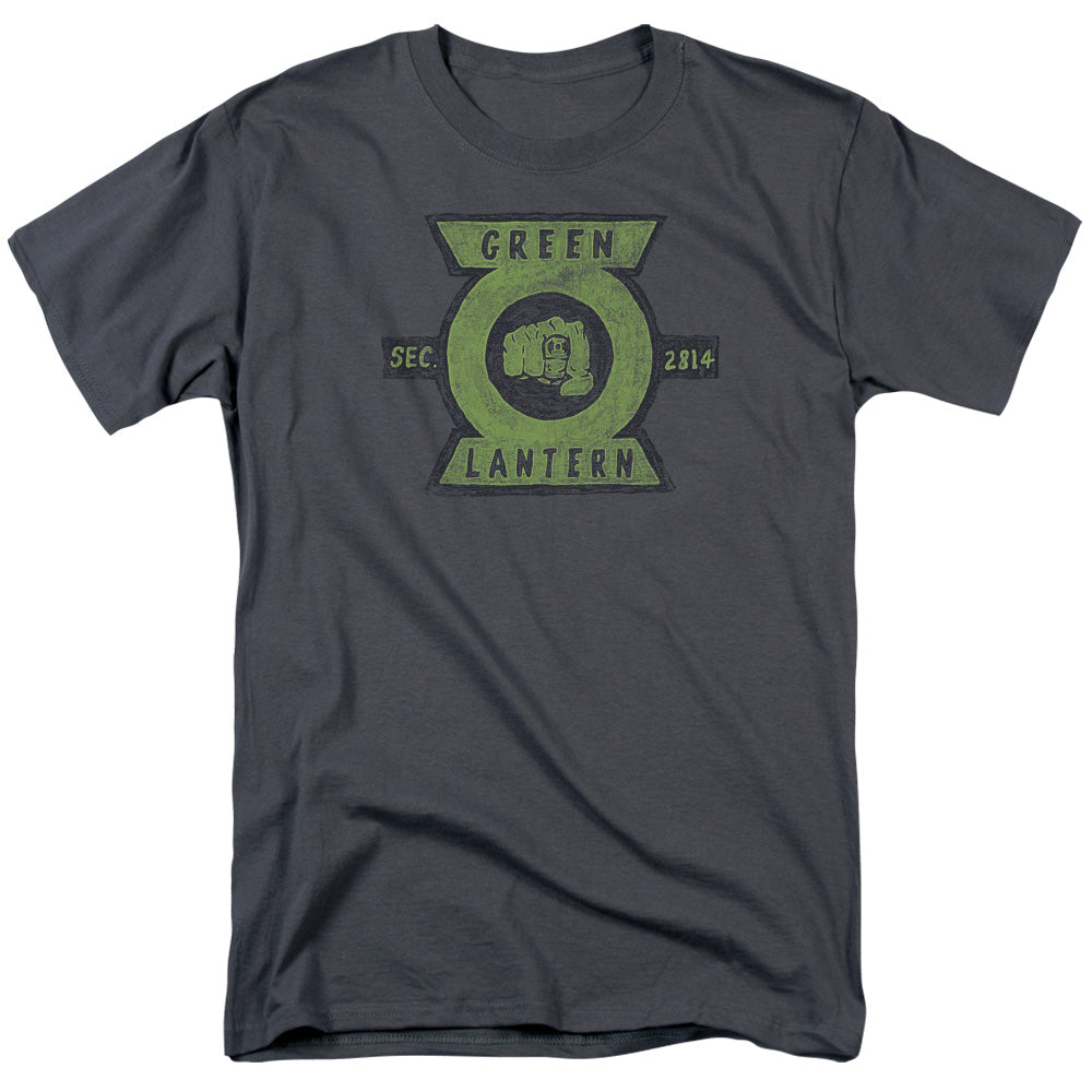 Green Lantern Section Mens T Shirt Charcoal Officially Licensed