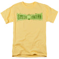 Green Lantern Flame Logo Mens T Shirt Kelly Green Officially Licensed