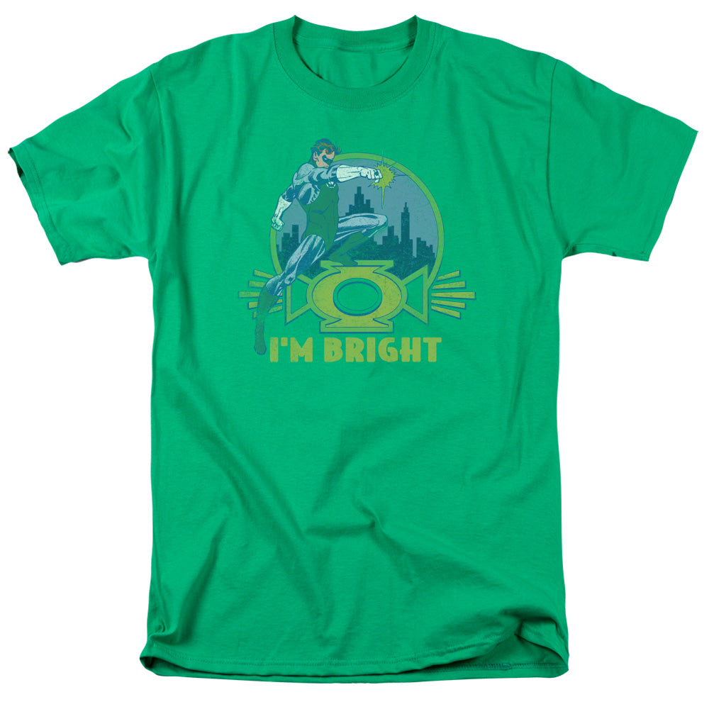 Green Lantern Im Bright Mens T Shirt Kelly Green Officially Licensed