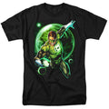Green Lantern Galaxy Glow Mens T Shirt Black Officially Licensed