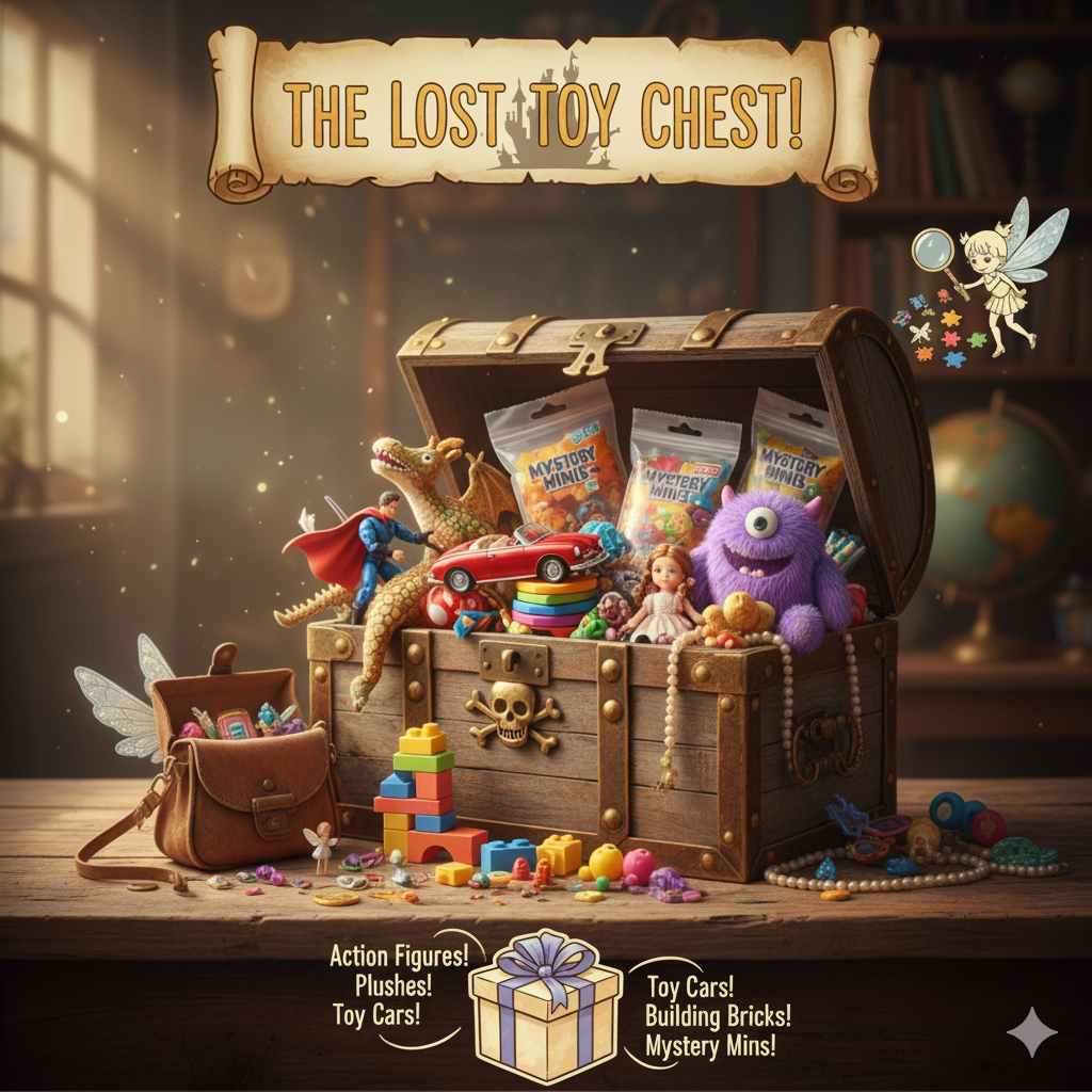 The Lost Toy Chest! 🧸 A Whimsical Mystery Box of Toys - Pick Your Age Range!!