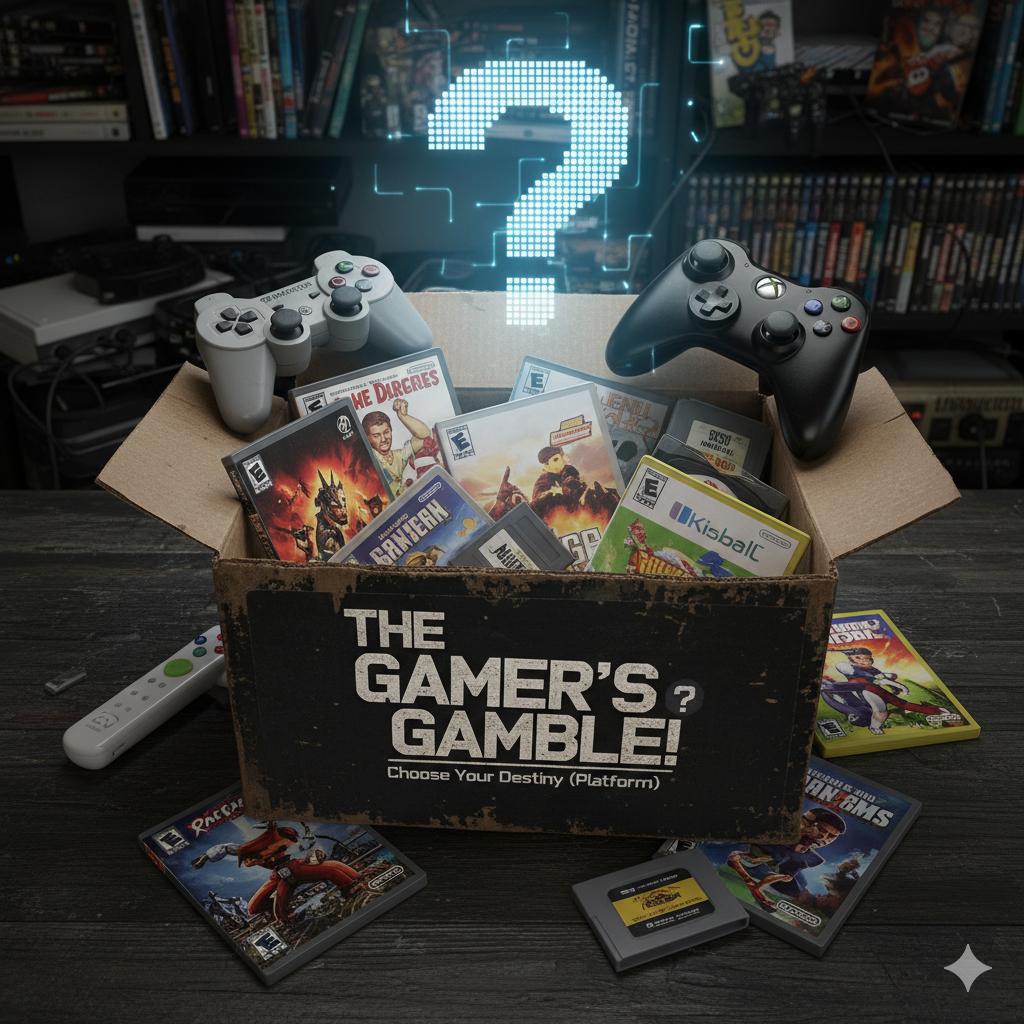 The Gamer's Gamble! 🎲 Pick Your Platform! Mystery Video Game Box!!