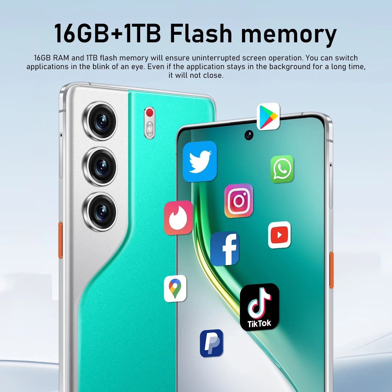 Camon 40 Pro 5G Global Unlocked Smartphone 7.3 Inch HD Screen 16GB+1TB Large Storage Deca Core 2025 Hot Selling