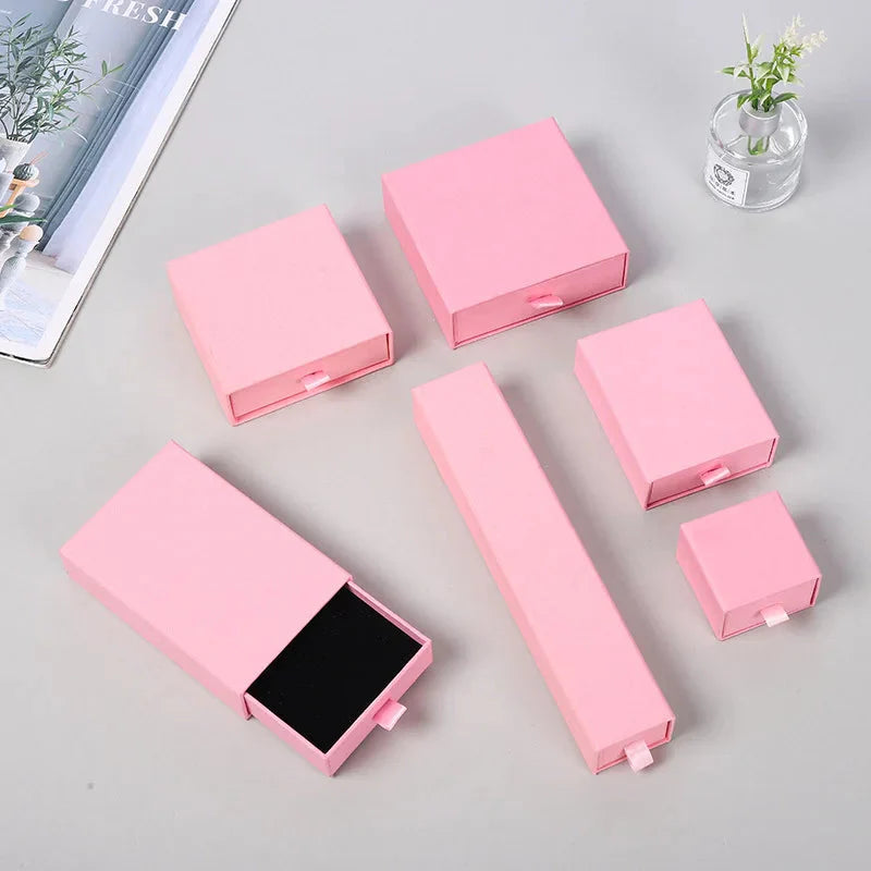 10pcs Paper Jewelry Gift Boxes for Rings, Earrings & Bracelets