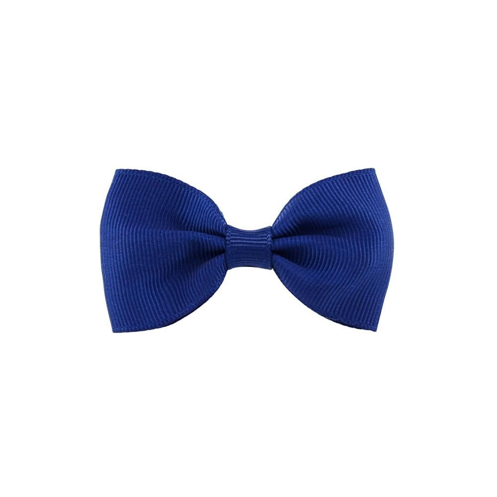 Colorful Mini Bow Tie Hair Clip Small Sweet Solid Ribbon Bow Safety Hair Clips Hairpins Baby Girl Hair Accessories