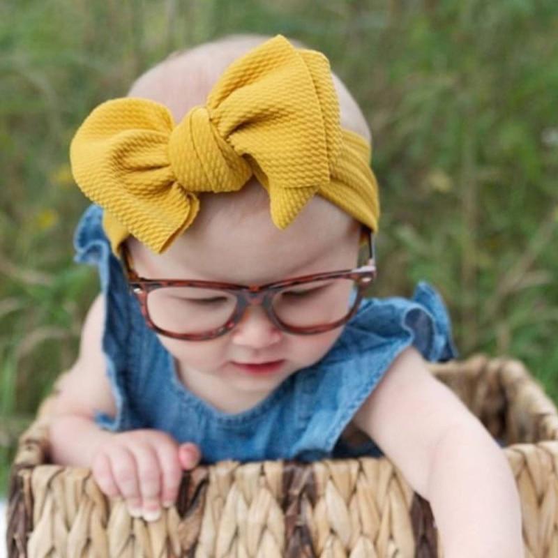 Modern Baby Headband Baby Headwear Accessories Big Knot Headbands Over Sized Bow For Baby Girls