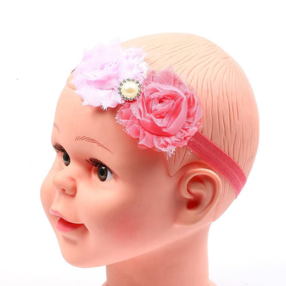 Handmade Flower Newborn Headwear Head Wrap Band Hairband Gift Toddlers For Baby Girls