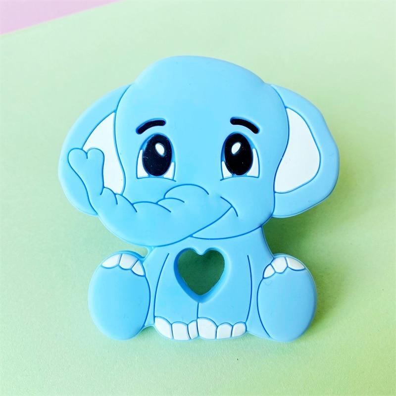 Silicone Elephant Animal Newborn Teethers Toy Cartoon Children Perfect Gift For Baby Boys or Girls
