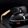 Polarized Bamboo Elegant Wood Sunglasses for Men and Women in Famous Retro Classic Style  Design With UV400 Protection