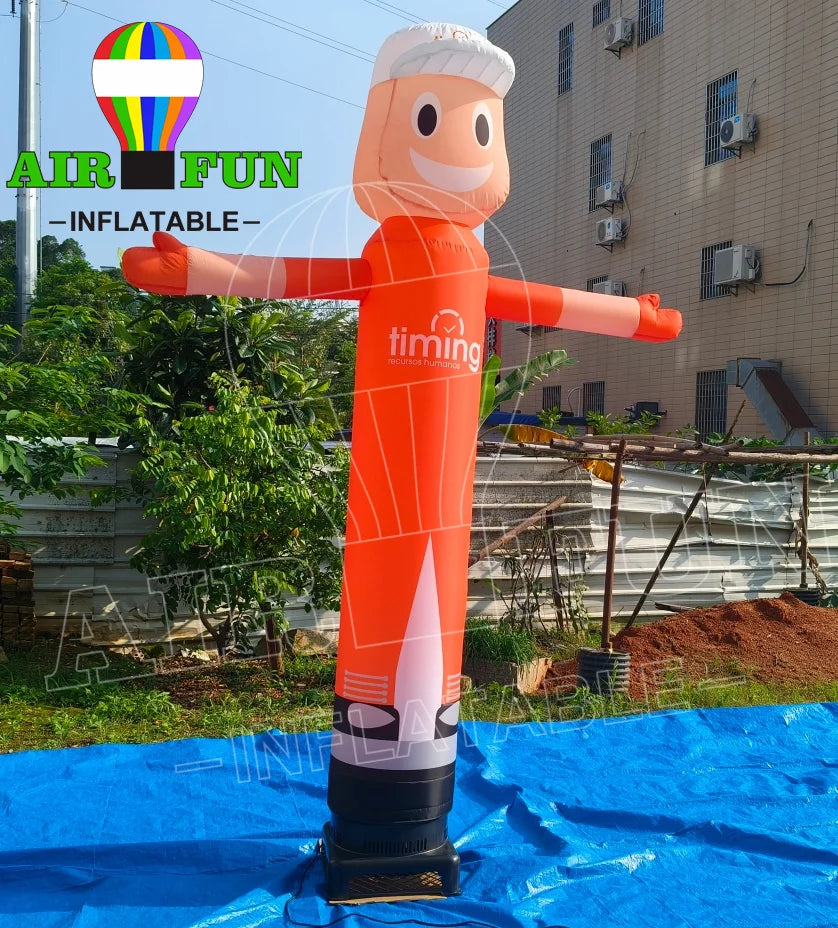 AIRFUN Custom Print Inflatable Flailing Tube Man Wacky Wavy Wind Flying Air Dancer Balloon