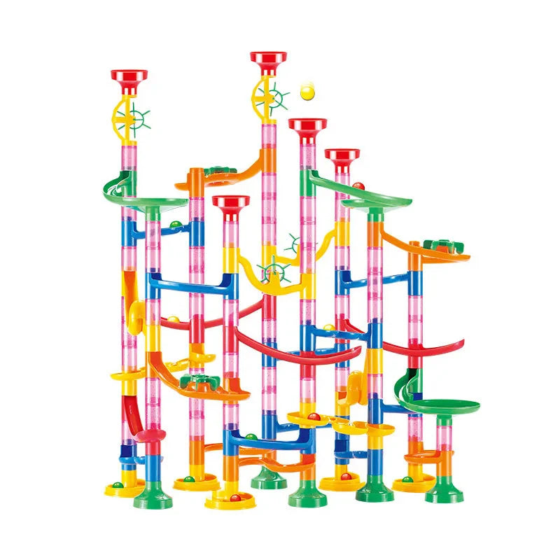 Marble Run Race Track Building Blocks 3D Maze Toy