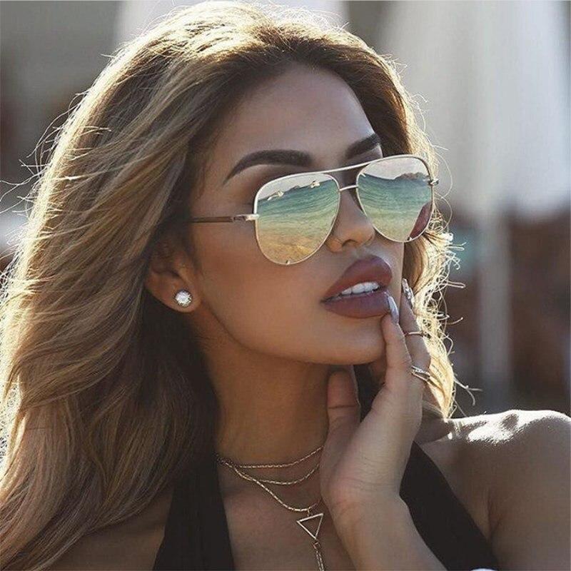Luxury Lady Vintage Round Metal  Sunglasses For  Driving Black Retro Mirror Sunglasses Woman  Shade Sunglasses With  UV400 Protection