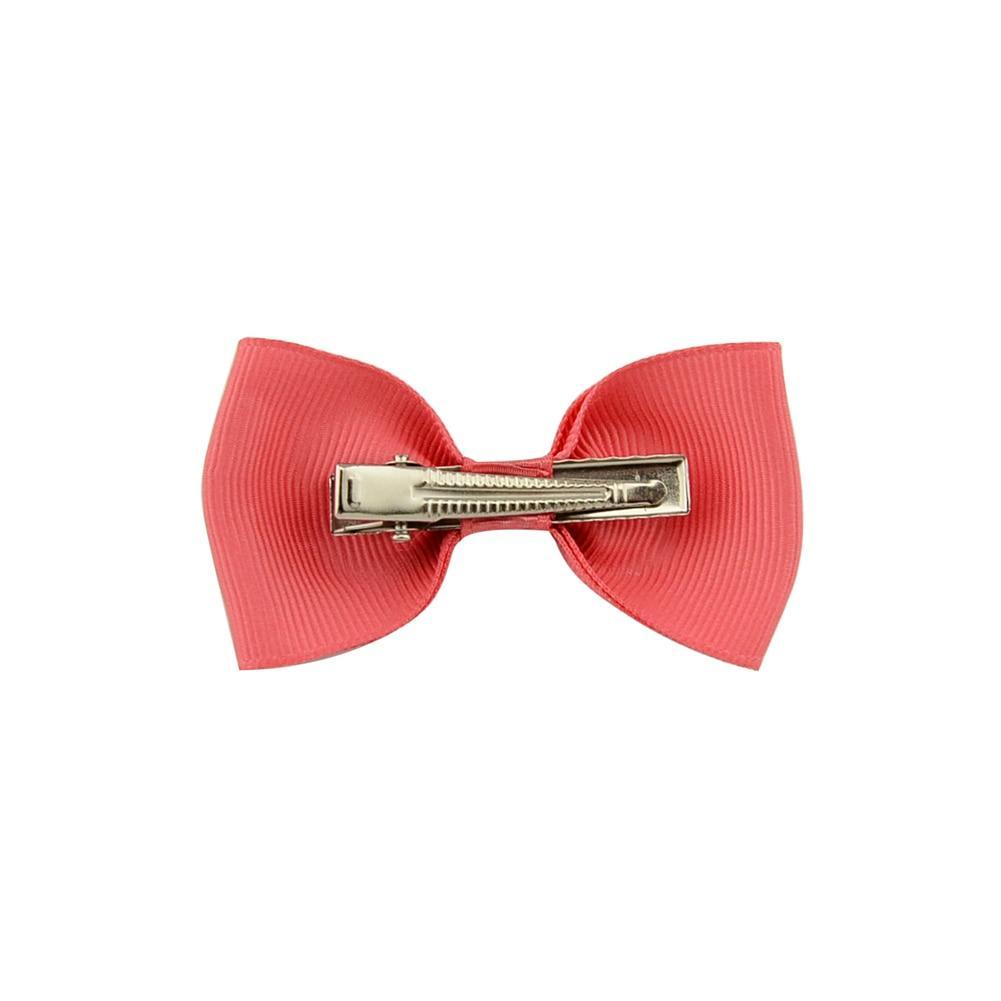 Colorful Mini Bow Tie Hair Clip Small Sweet Solid Ribbon Bow Safety Hair Clips Hairpins Baby Girl Hair Accessories