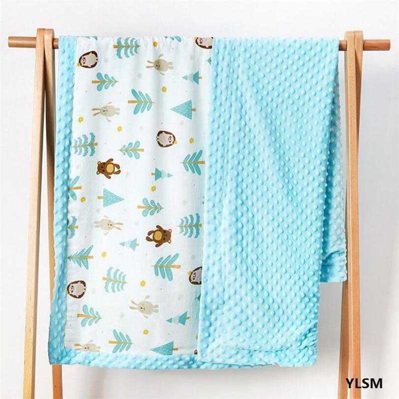 Modern Luxury Kids Blanket Baby Receiving Blanket Sleeping Bed Blanket Soft Newborn Swaddle For Kids