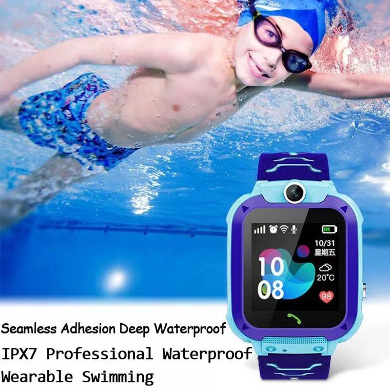 New Children's Smart Watch With SOS Smartwatch For Kids With Sim Card and Photo Camera Waterproof IP67 Protection Excelent Gift for Kids Support  IOS and Android Sistems