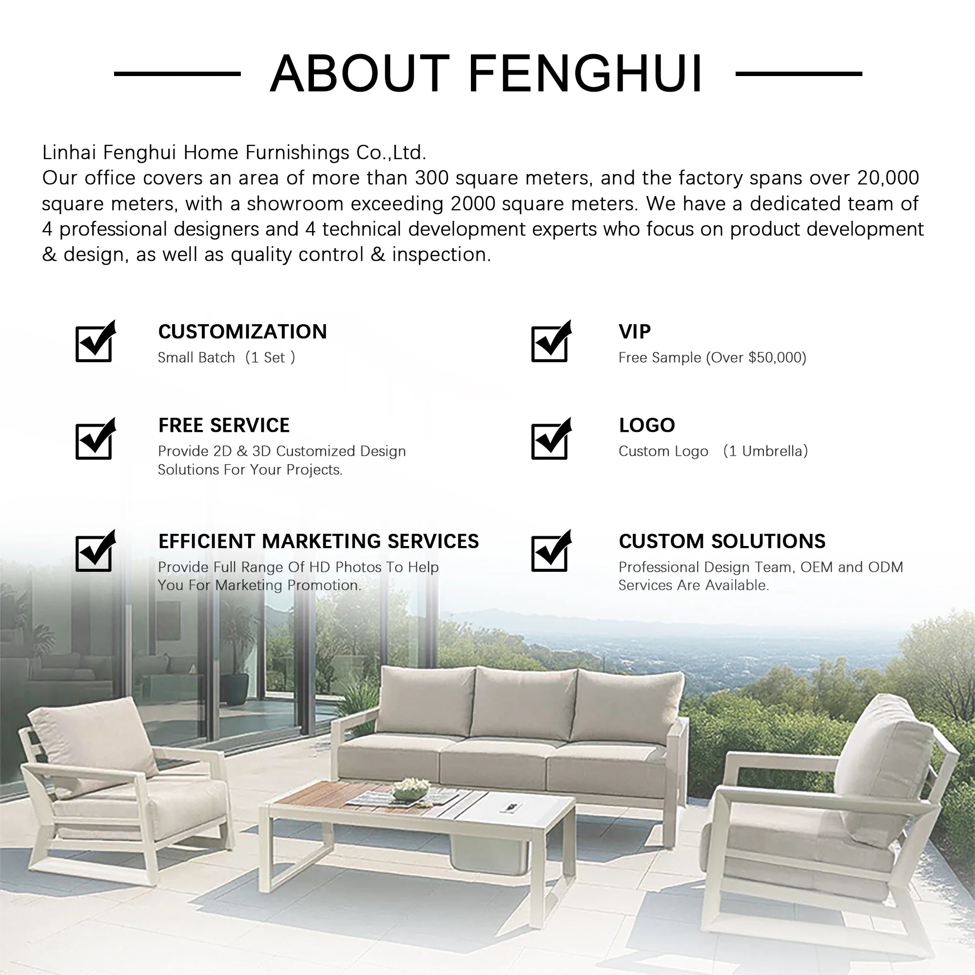 Modern All-Aluminum Outdoor Modular Sofa Set with X-Frame Design and Dining Table Freely Combinable for Farmhouse & Courtyard