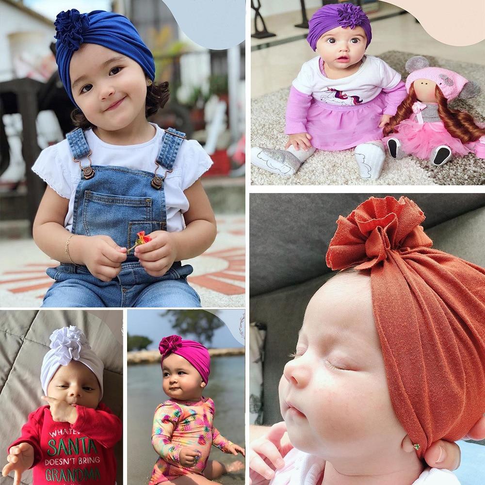 Modern Baby Headband Girl Headbands Cotton Knot Bow Turban Headband Stretchy Baby Bow For Girls