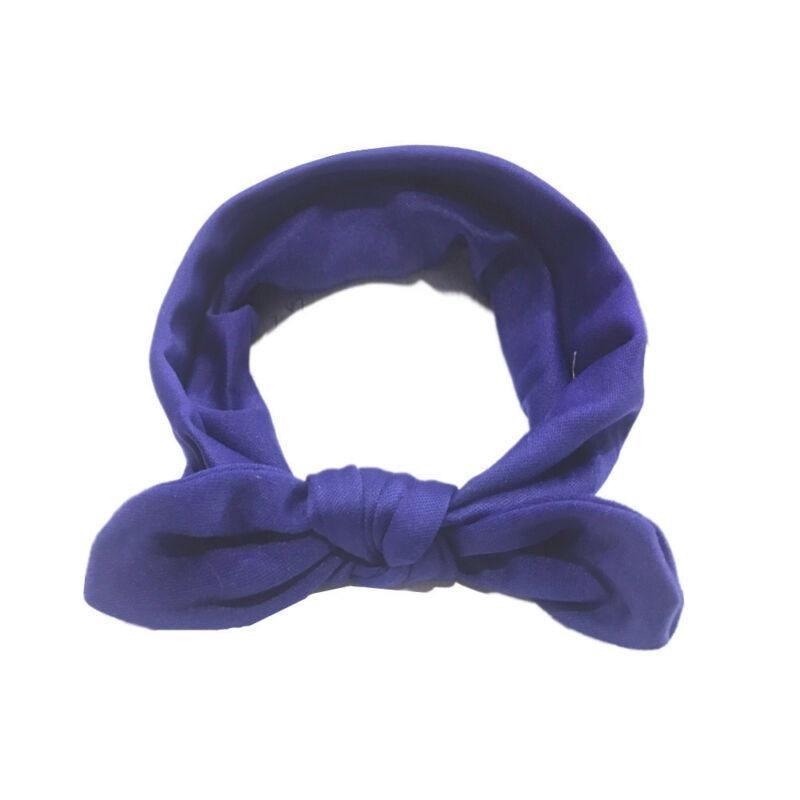 Baby Solid Bowknot Hairband Cute Soft Head Elastic Headband Princess Cute Headband Headwear Hair Accessories For Girls