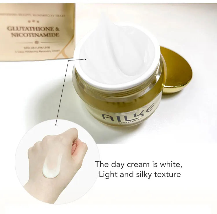 AILKE Dark Spot Corrector Hydration Facial Cream With Spf35+ Lighting Skin Tone Anti-sunburn Skin Care