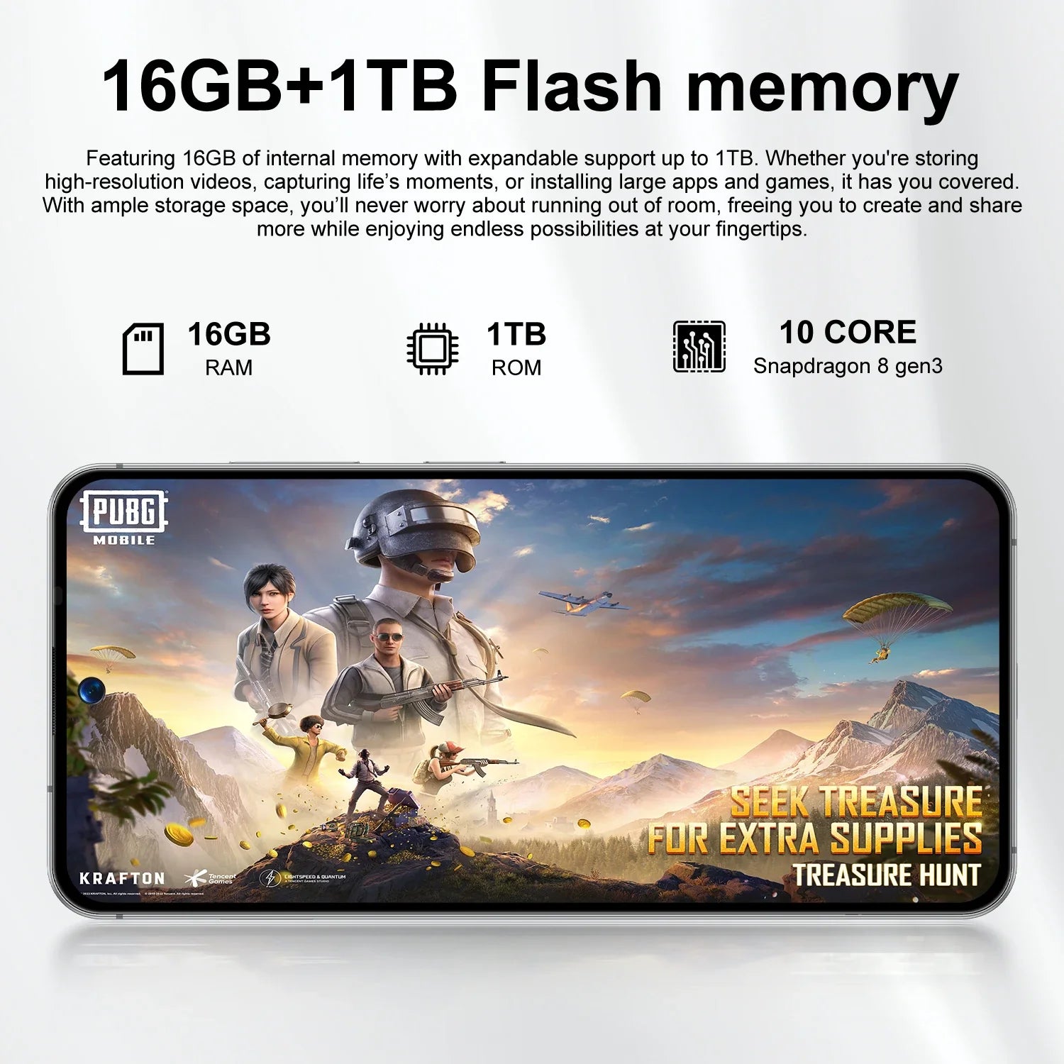 Original Pro Spark 40 Smartphones 16GB+1TB 5G Dual SIM Cellphone Mobile Phone