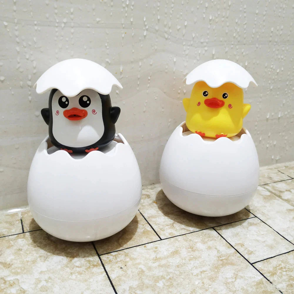 Baby Bath Toys - Duck & Penguin Water Spray Shower Toys | Fun & Safe Bath Time Gift for Kids