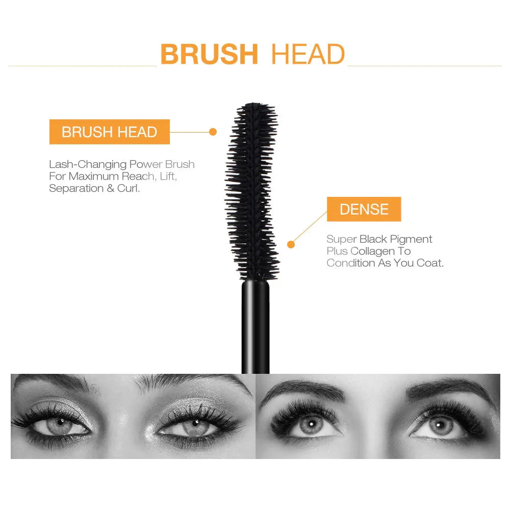 O.TWO.O 3D Mascara Black Lengthening Eyelash Extension Long-wear
