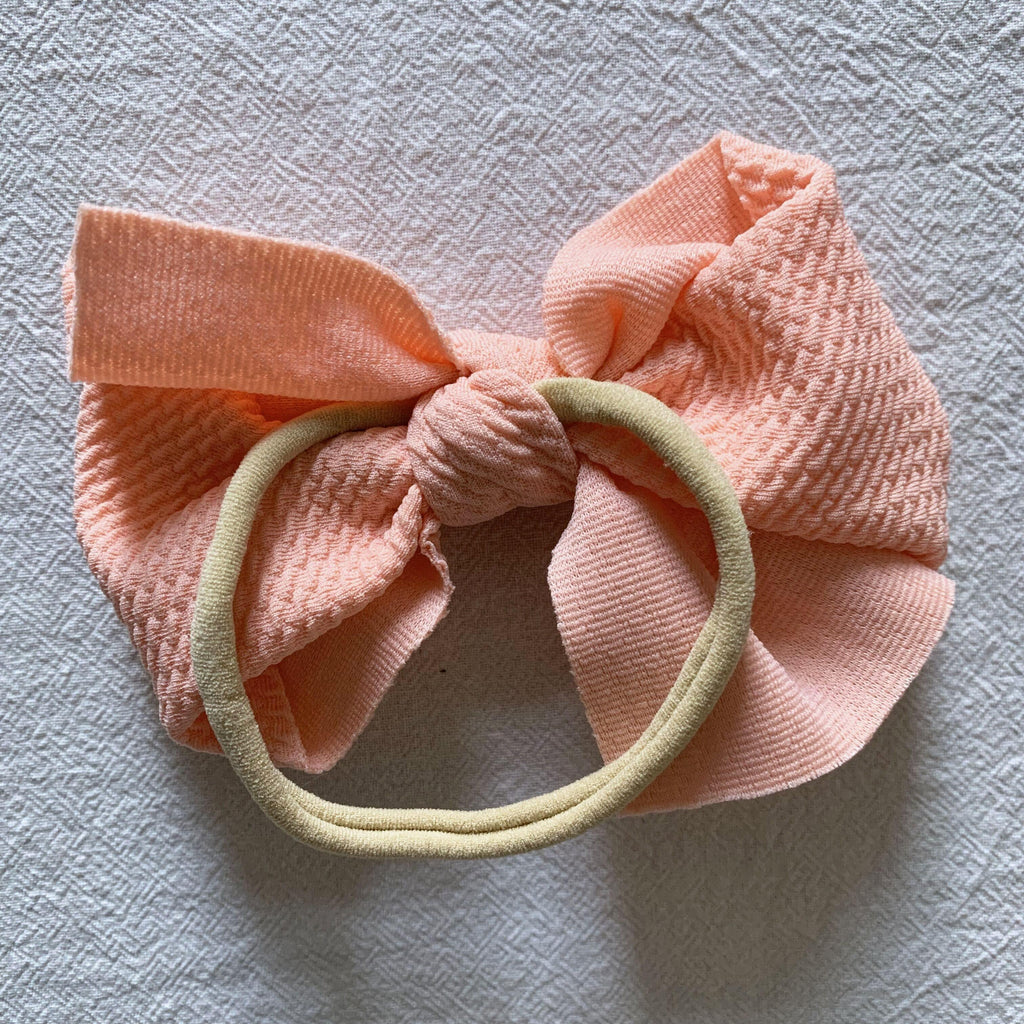 Headband Bow Girl Headbands Nylon Elastic Hair Accessories Photography Props For Baby Girls In Elegant Design