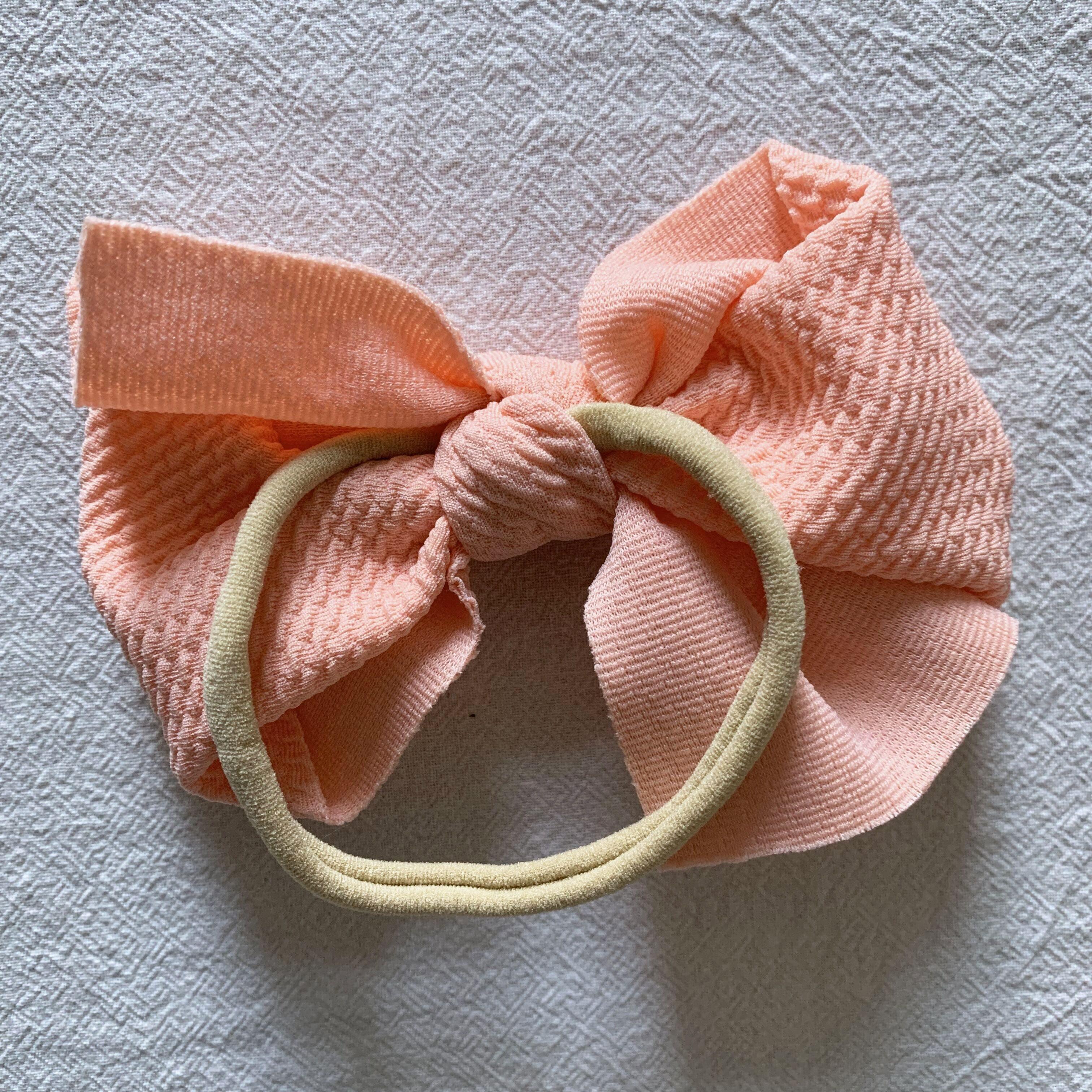 Headband Bow Girl Headbands Nylon Elastic Hair Accessories Photography Props For Baby Girls In Elegant Design