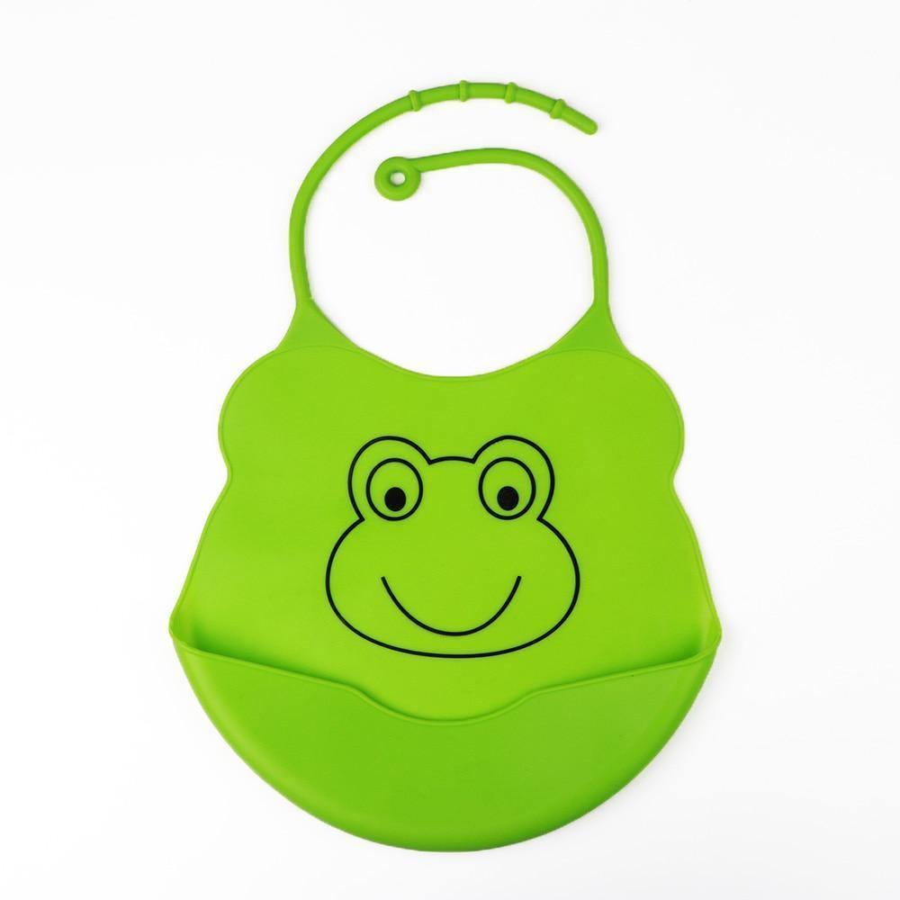 Silicone Baby Bibs waterproof Baby Saliva Towel Animal Adjustable Cloths Bandana Soft Feeding Cartoon Bib For Kids