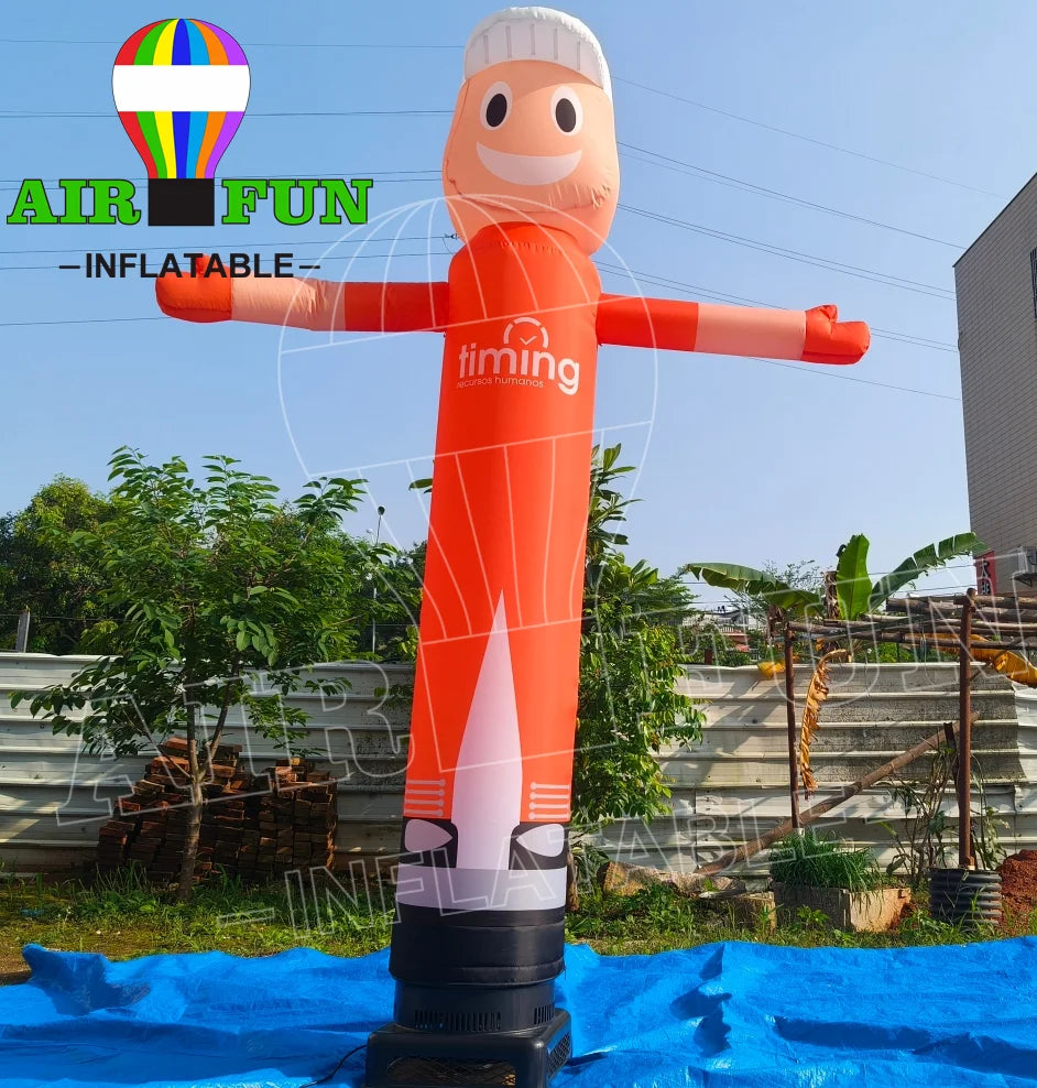 AIRFUN Custom Print Inflatable Flailing Tube Man Wacky Wavy Wind Flying Air Dancer Balloon