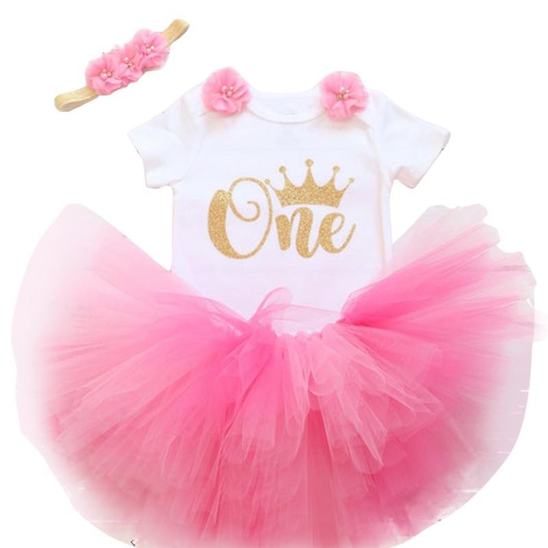 Unicorn Party Dresses For 1 Year Baby Girl Birthday Outfits FOr 1st Birthday Party