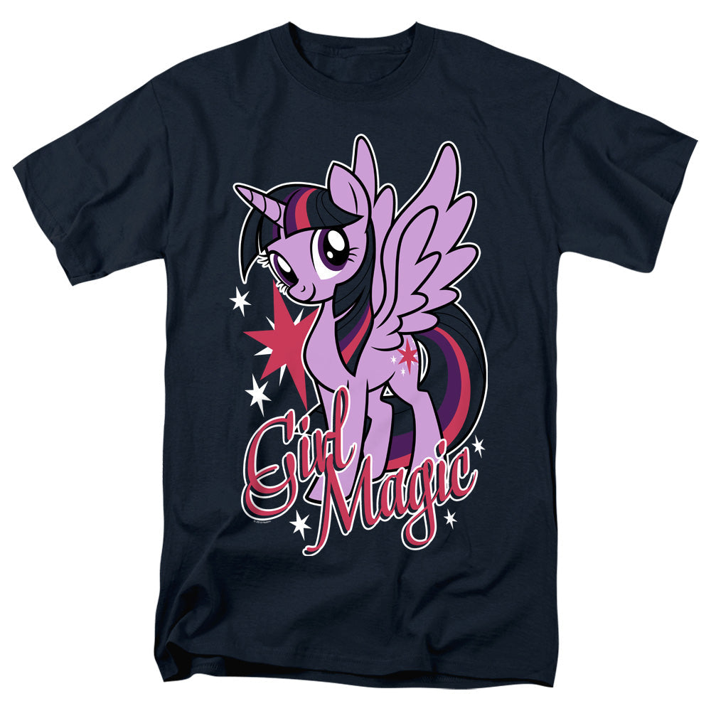 My Little Pony Tv Girl Magic Mens T Shirt Navy Blue Officially Licensed