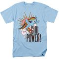 My Little Pony Tv Girl Power Mens T Shirt Light Blue Officially Licensed
