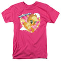 My Little Pony Tv Applejack Mens T Shirt Hot Pink Officially Licensed