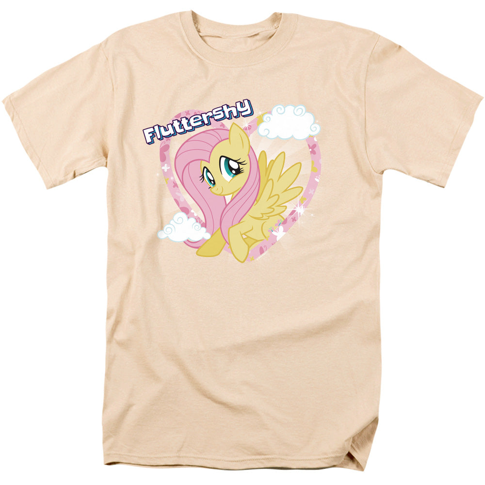 My Little Pony Tv Fluttershy Mens T Shirt Cream Officially Licensed