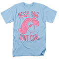 My Little Pony Retro Messy Hair Mens T Shirt Light Blue Officially Licensed