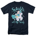My Little Pony Retro Sparkle All the Way Mens T Shirt Navy Blue Officially Licensed