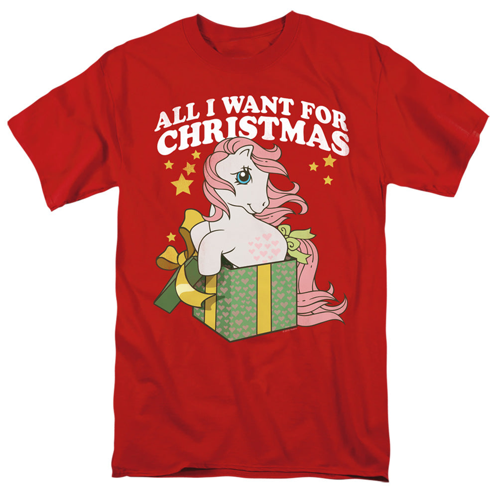 My Little Pony Retro All I Want Mens T Shirt Red Officially Licensed