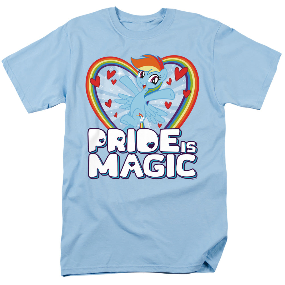 My Little Pony Tv Pride Is Magic Mens T Shirt Light Blue Officially Licensed
