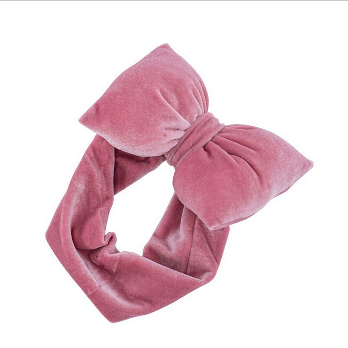 Luxury Retro Modern Kids Girls Baby Toddler Bow Headband Accessories Headwear Big Bowknot For Girls
