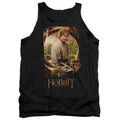 The Hobbit Bilbo Poster Mens Tank Top Shirt Black Officially Licensed