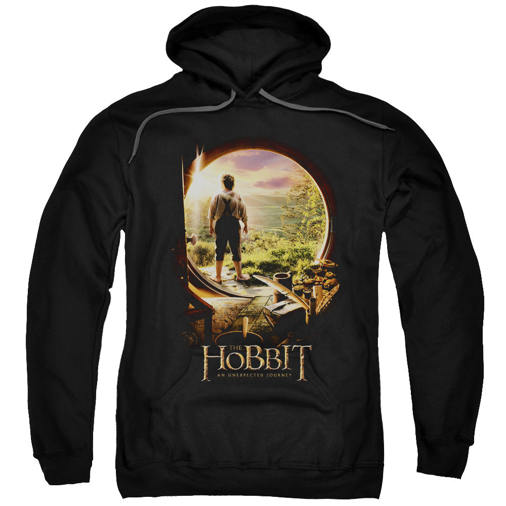 The Hobbit The Hobbit in Door Mens Hoodie Black Officially Licensed