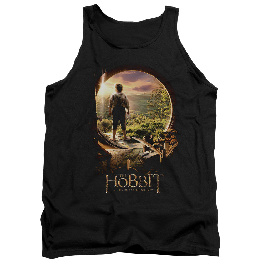 The Hobbit The Hobbit in Door Mens Tank Top Shirt Black Officially Licensed