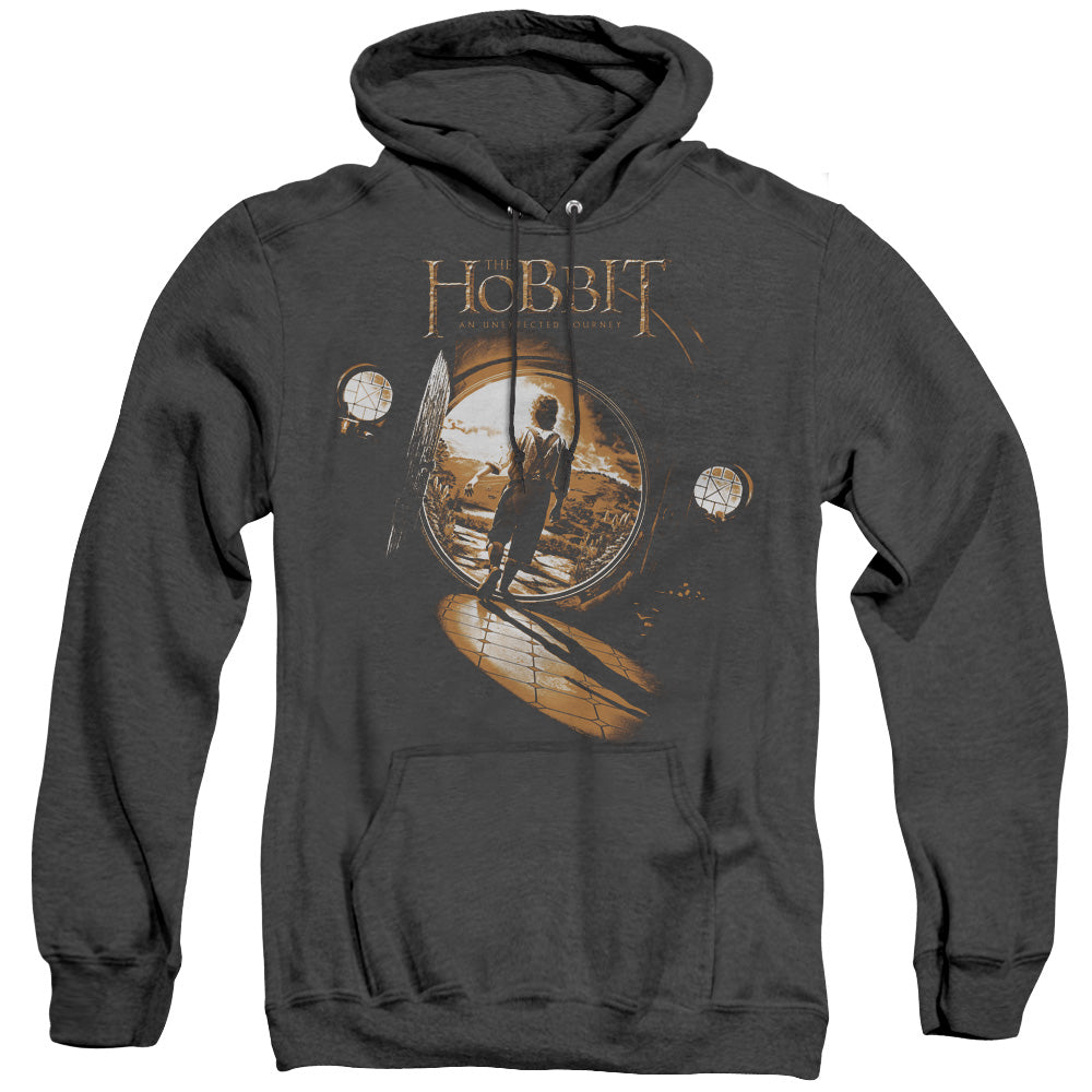 The Hobbit The Hobbit Hole Heather Mens Hoodie Black Officially Licensed
