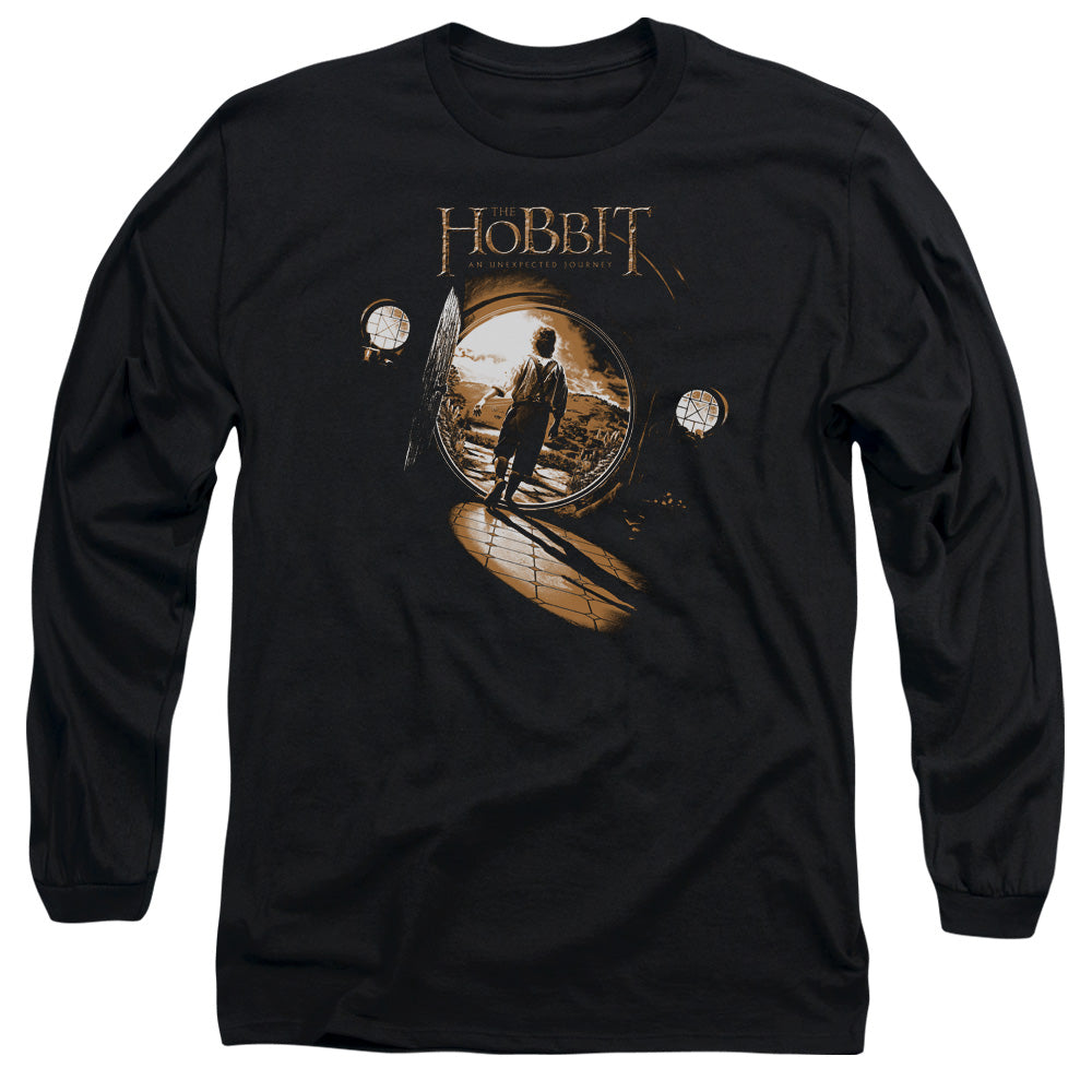 The Hobbit The Hobbit Hole Mens Long Sleeve Shirt Black Officially Licensed