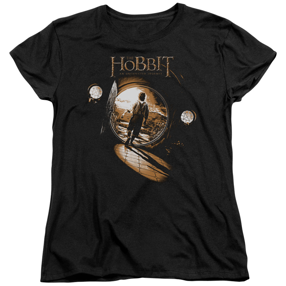 The Hobbit The Hobbit Hole Womens T Shirt Black Officially Licensed