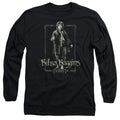 The Hobbit Bilbo Stare Mens Long Sleeve Shirt Black Officially Licensed