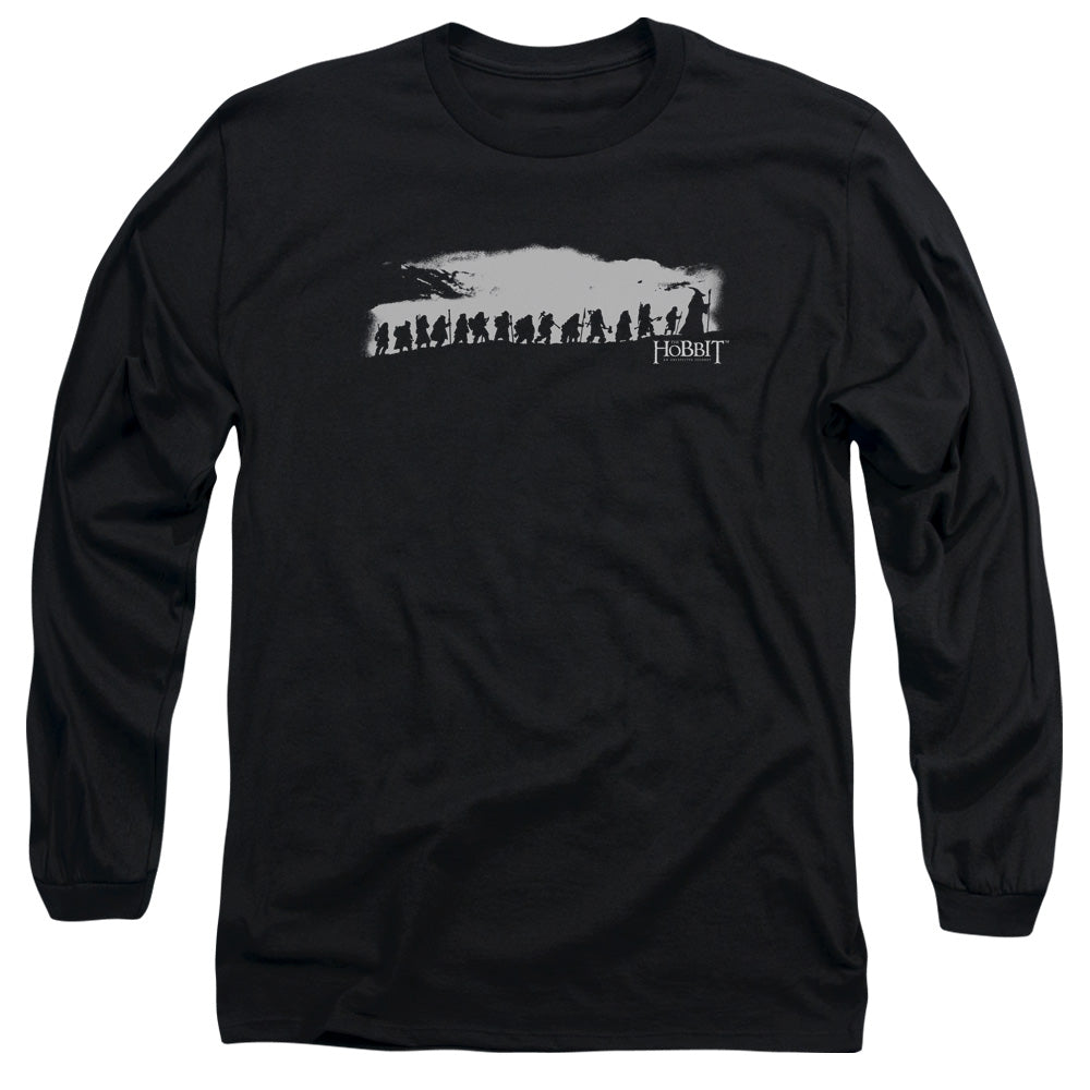 The Hobbit The Company Mens Long Sleeve Shirt Black Officially Licensed