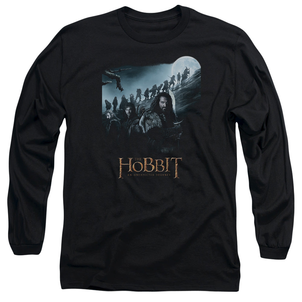 The Hobbit A Journey Mens Long Sleeve Shirt Black Officially Licensed