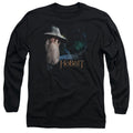 The Hobbit The Door Mens Long Sleeve Shirt Black Officially Licensed